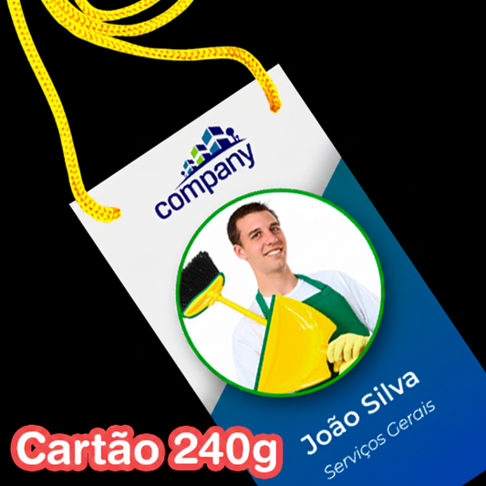 Credencial | 240g | 10x15cm | Sem Verniz