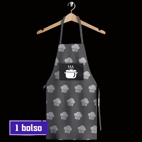 Avental Com Bolso | 60x80cm | 1 Bolso