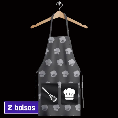 Avental Com Bolso | 60x80cm | 2 Bolsos