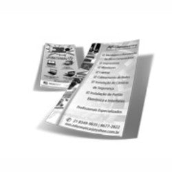 Imagem ilustrativa: Folheto Offset 75g | 9x20cm | 1/1
