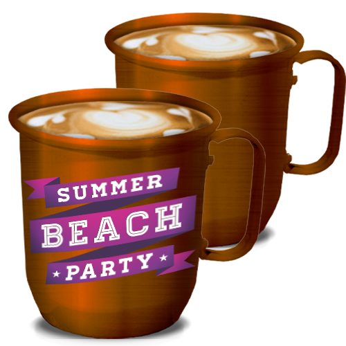 Imagem ilustrativa: Caneca de Alumínio | 350ml | Cobre