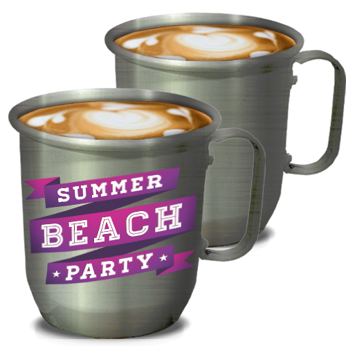 Imagem ilustrativa: Caneca de Alumínio | 350ml | Prata