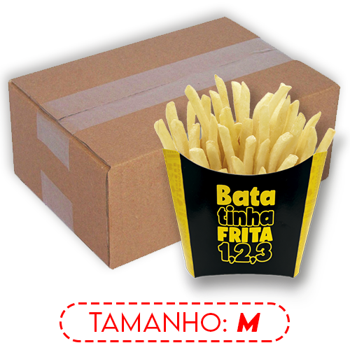 Imagem ilustrativa: BATATA FRITA | M | NEW PRETA | CAIXA: 1750UNDS