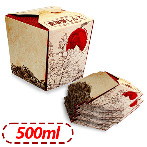 Imagem ilustrativa: BOX YAKISSOBA | 500ML | NEW ORIGAMI | PACOTE: 50UNDS
