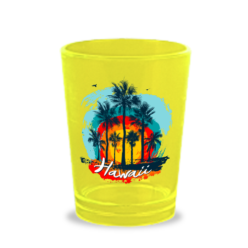 Imagem ilustrativa: Copo Shot | 75ml | Amarelo Neon