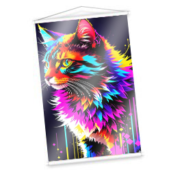 Imagem ilustrativa: Banner 440g Canvas | Brilho