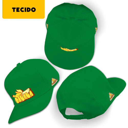 Imagem ilustrativa: Boné Básico | Tecido | Verde Bandeira