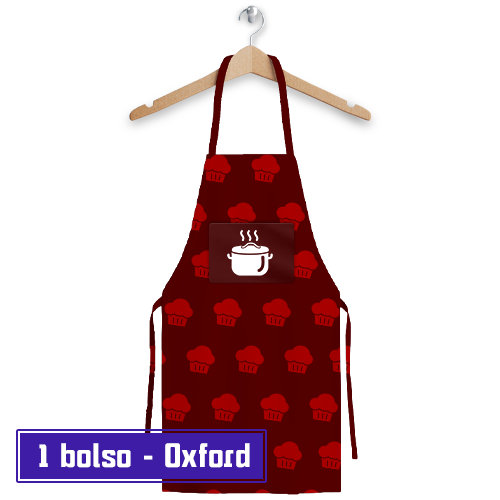 Imagem ilustrativa: Avental Com Bolso | 60x80cm | 1 Bolso | Oxford