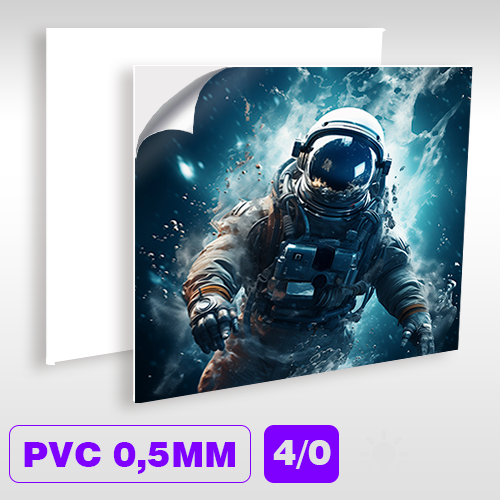 Imagem ilustrativa: PS | PVC 0,5mm 4/0