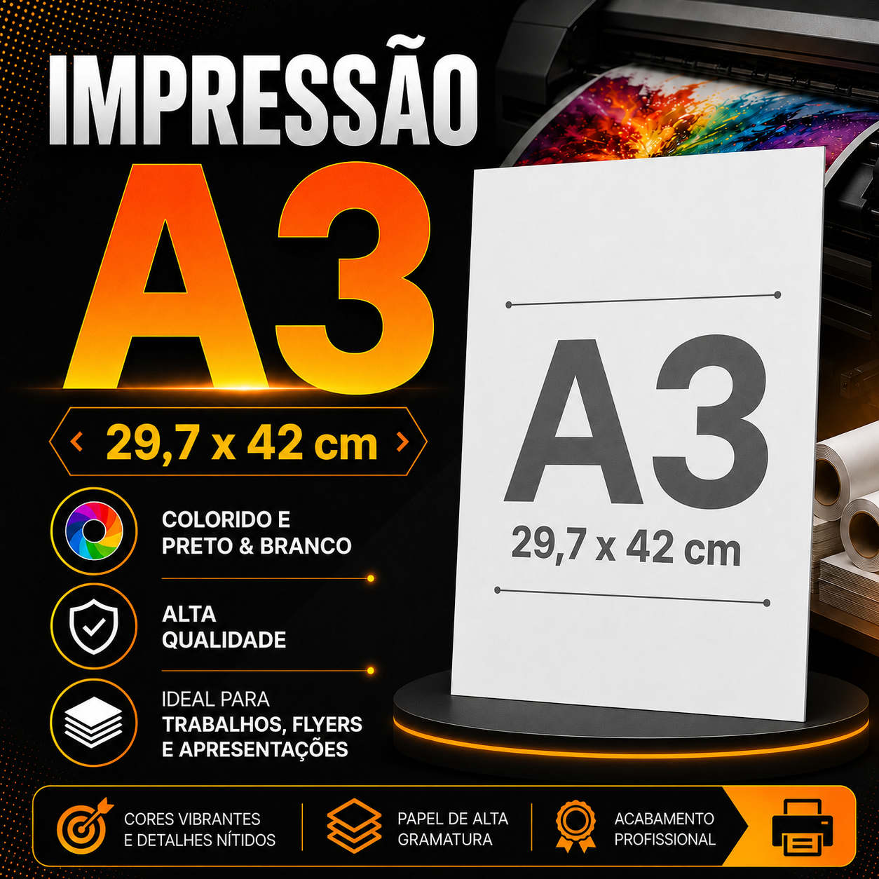 Impressão Digital A3