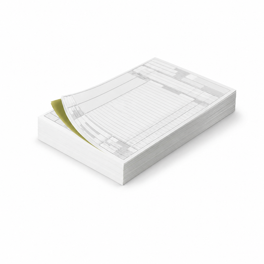 Bloco com 3 Vias - 25x3 | 10,5x14,85cm | Offset 63g/m²