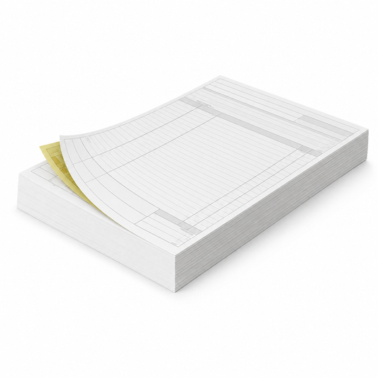 Bloco com 3 Vias - 25x3 | 14,85x21cm | Offset 63g/m²