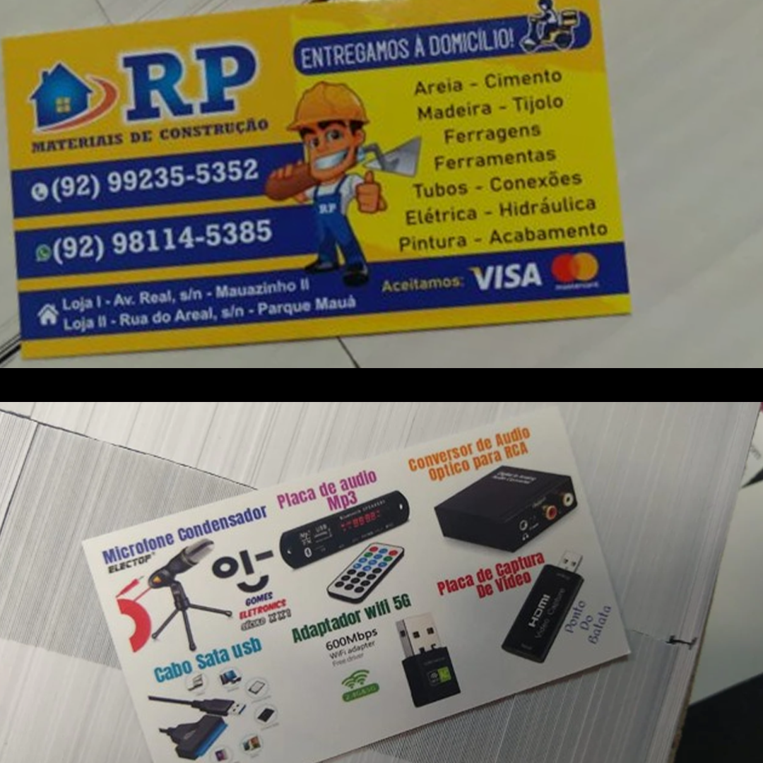 Cartão de visita - 7000 und