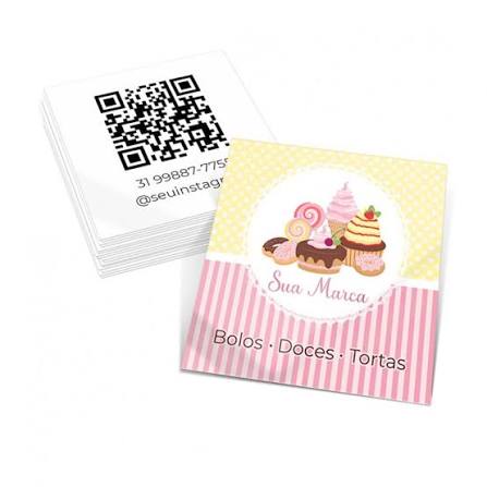 Mini Cartão 250g | 4,5x5cm | 4x1