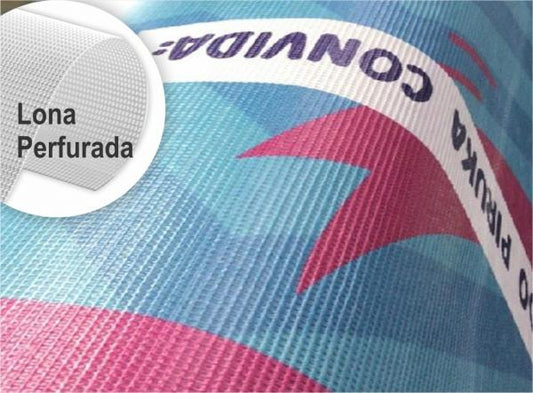 Banner em Lona Sanet com Ilhós