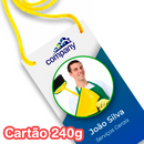 Credencial | 240g | 10x15cm | Sem Verniz