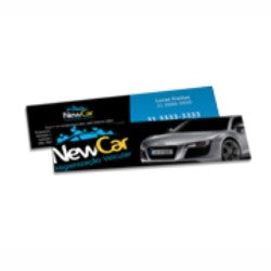 Imagem ilustrativa: Marcador 300g | 5x27cm | 4/4 | Lam. Fsc. + UV Loc.