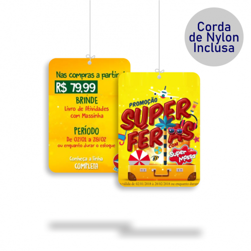 Imagem ilustrativa: Móbile Cartão 300g | 21x30cm | 4/4 | UV 1/1