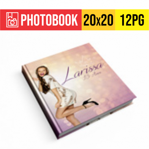 Imagem ilustrativa: Photobook | Fotolivro | 20x20cm | 12 Pag.