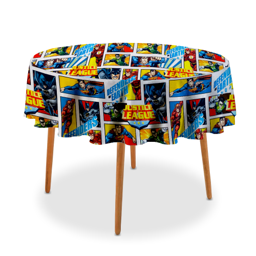 Imagem ilustrativa: Toalha de Mesa Redonda | 4 Lugares | 145x145cm