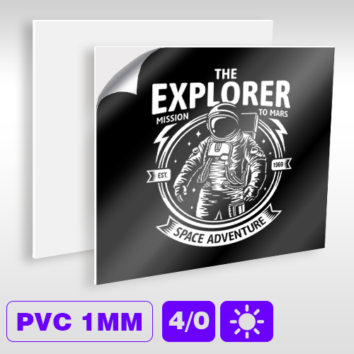 Imagem ilustrativa: PS | PVC 1mm 4/0