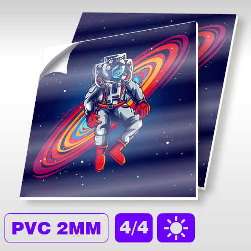 Imagem ilustrativa: PS | PVC 2mm 4/4