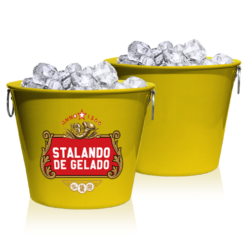 Imagem ilustrativa: Balde de Alumínio | 9L | Amarelo