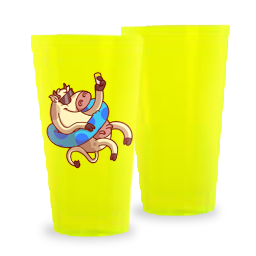 Imagem ilustrativa: Caldereta | 320ml | Amarelo Neon