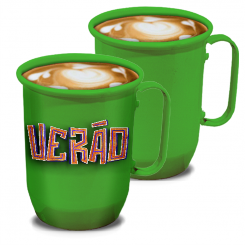 Imagem ilustrativa: Caneca de Alumínio | 500ml | Verde