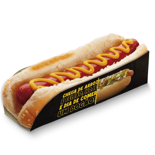 Imagem ilustrativa: HOT DOG | BARCA PRETA | PACOTE: 50UNDS