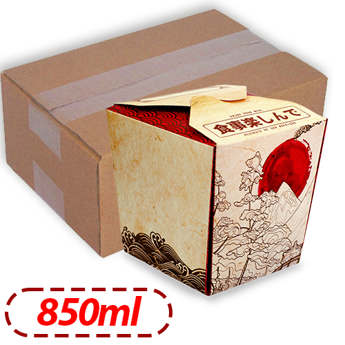 Imagem ilustrativa: BOX YAKISSOBA | 850ML | NEW ORIGAMI | CAIXA: 400UNDS