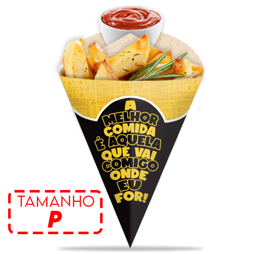 Imagem ilustrativa: EMBALAGEM CONE | P | PRETA | PACOTE: 50UNDS