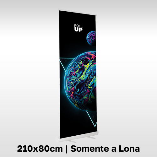 Imagem ilustrativa: Roll UP | Somente a Lona | 80x210cm