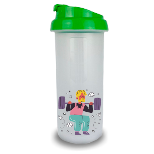 Imagem ilustrativa: Coqueteleira | 500ml | Transparente + Tampa