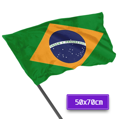 Imagem ilustrativa: Bandeirinha Microfibra | 50x70cm