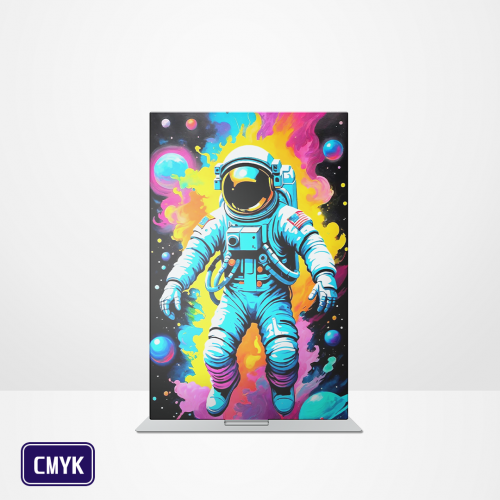 Imagem ilustrativa: Troféu de Acrílico | 15x21cm | 4x0 | Impressão Total