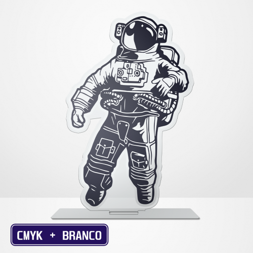 Imagem ilustrativa: Troféu de Acrílico | 21x30cm | 5x0 | Impressão Parcial | CMYK + Branco
