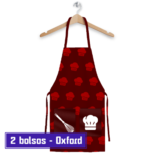Imagem ilustrativa: Avental Com Bolso | 60x80cm | 2 Bolsos | Oxford
