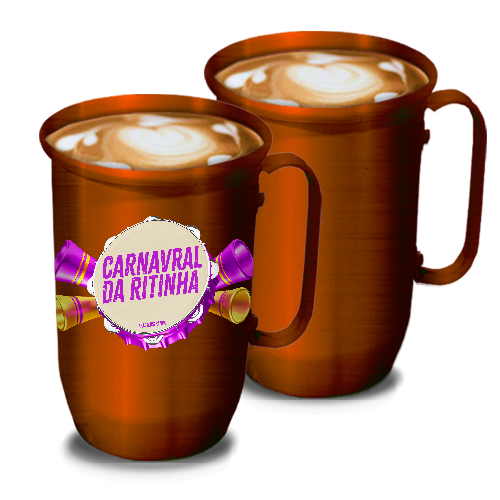 Imagem ilustrativa: Caneca de Alumínio | 800ml | Laranja
