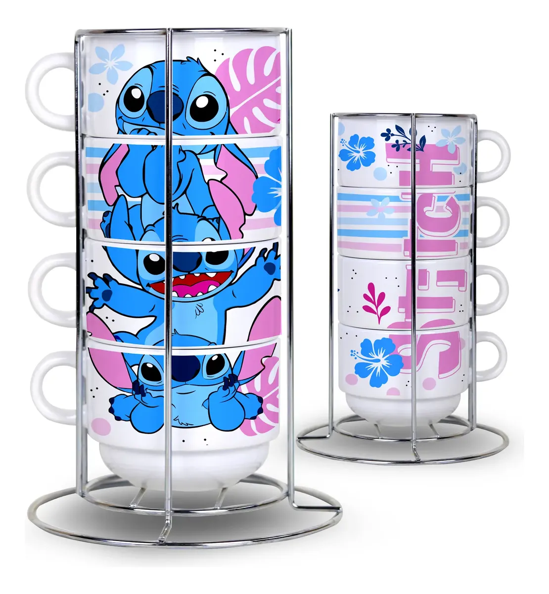 Torre Personalizada | 4 Xícaras + Suporte