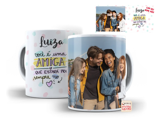 Caneca Branca Personalizada