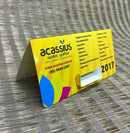 Calendário de Mesa c/ Porta Cartão | 25x18cm | 4/0 | UV 1/0