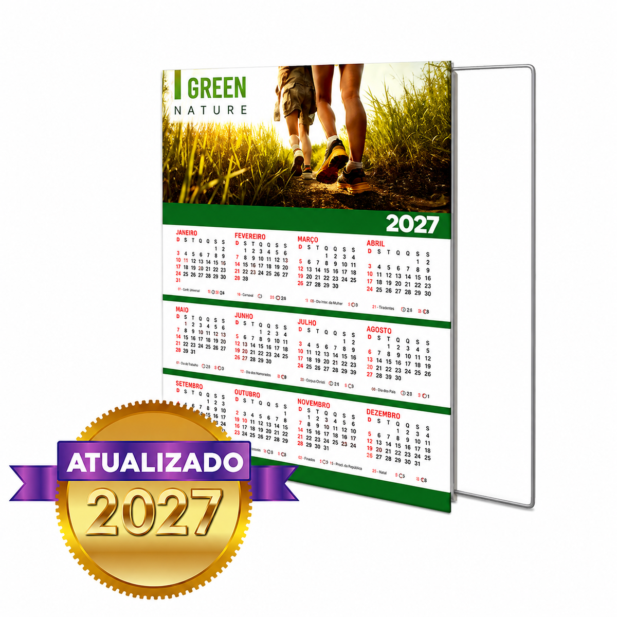 Calendário de Parede | 25x18cm | DuoDesign 250g