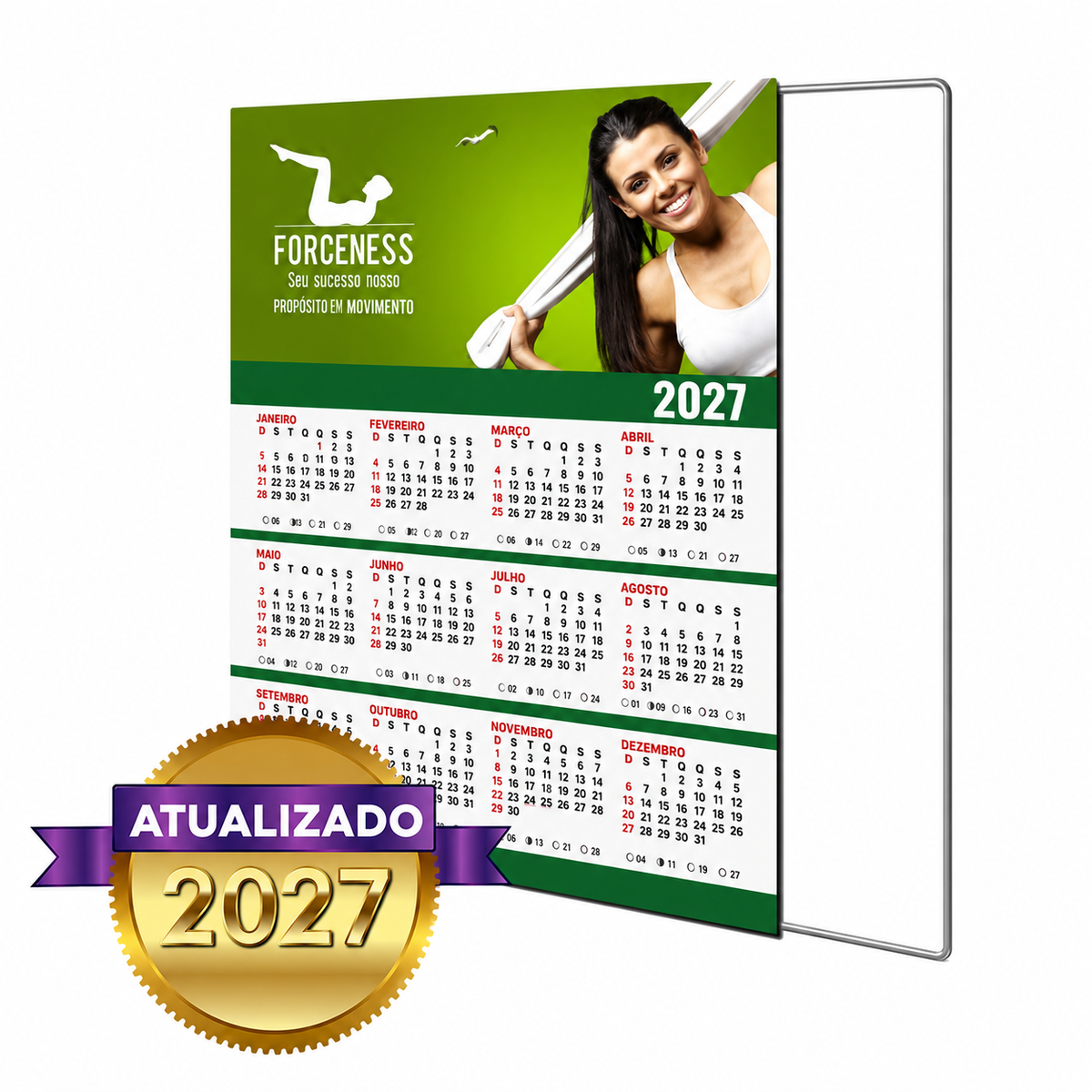 Calendário de Parede | 21x30cm | DuoDesign 250g