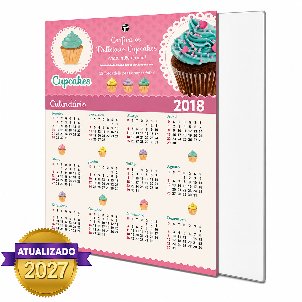 Calendário de Parede | 30x42cm | DuoDesign 250g
