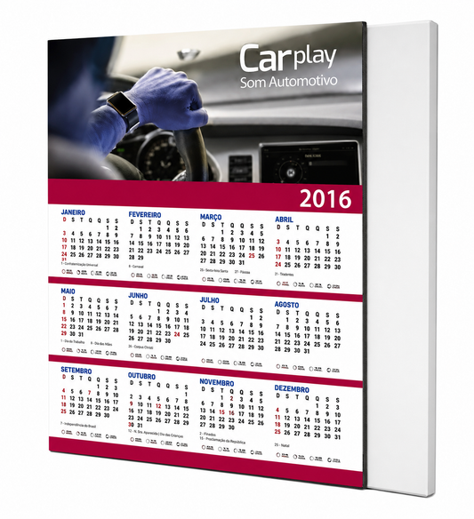Calendário de Parede | 36x50cm | DuoDesign 250g