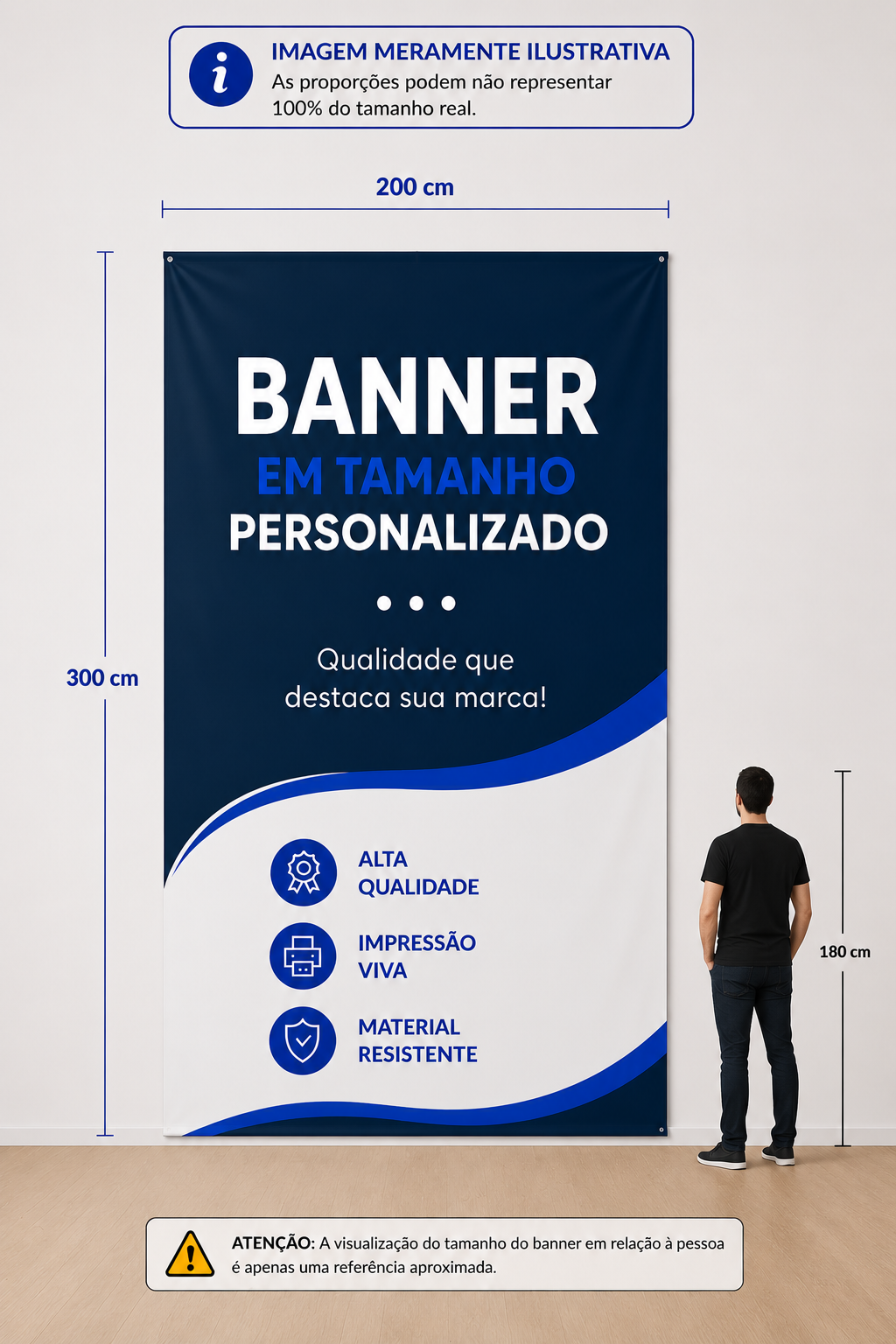 BANNER LONA 200cm x 300cm