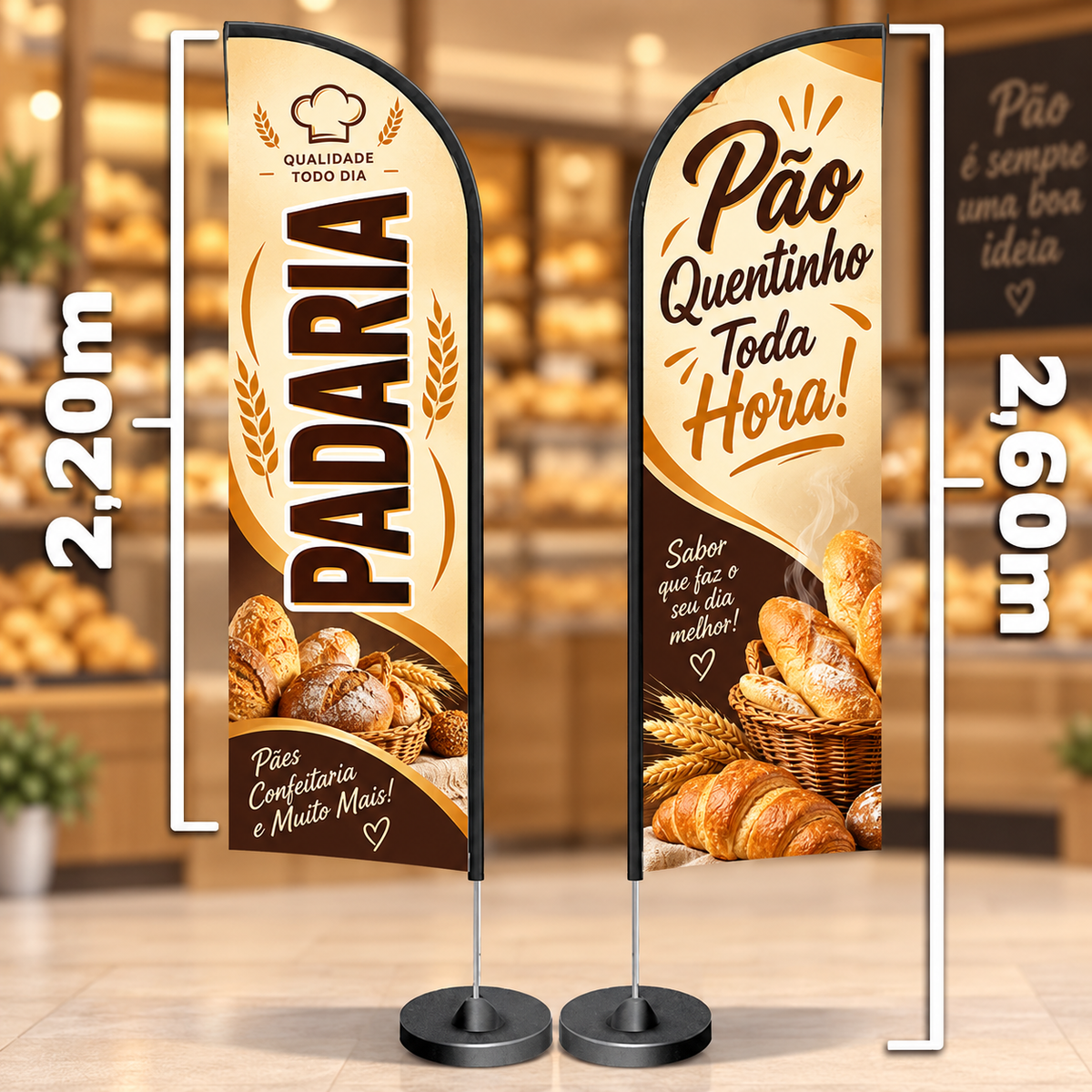 Completo wind banner - 3,25mts Reto