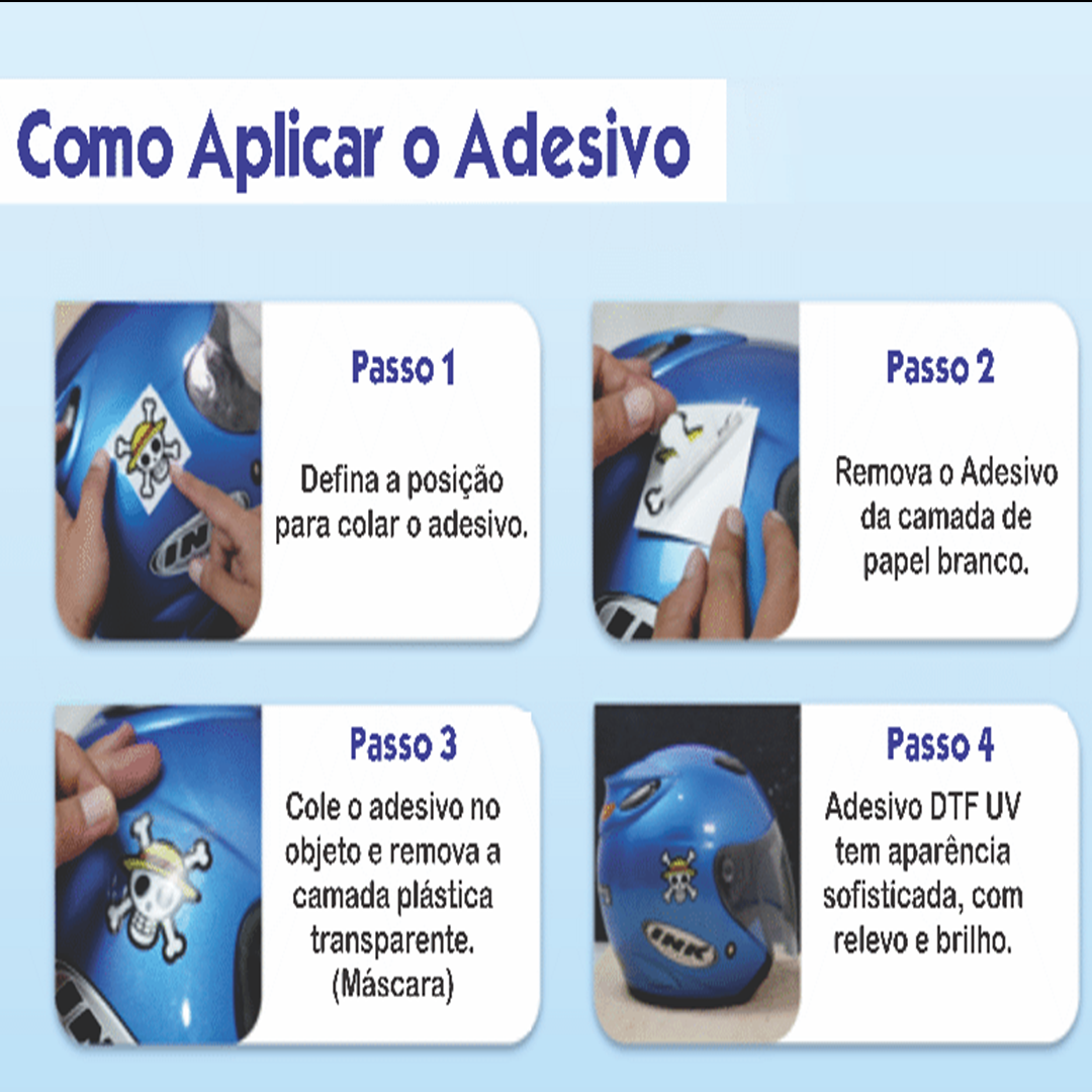 DTF UV - ADESIVO PERMANENTE 1m x 0,29m