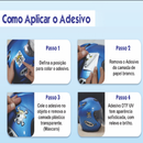 DTF UV - ADESIVO PERMANENTE 1m x 0,39m